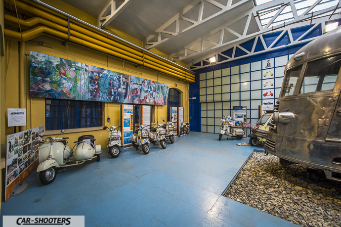 Veduta anticamera Museo Piaggio di Pontedera