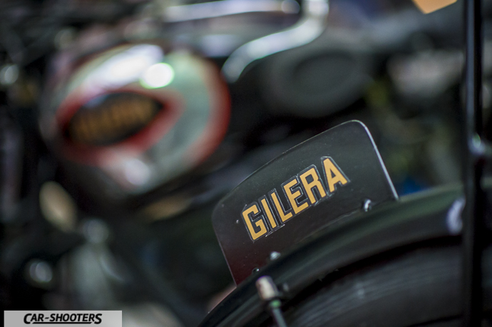 Dettaglio logo Gilera