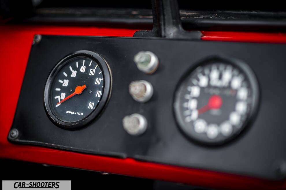 Fiat Super Scoiattolo – dashboard, analog instrument cluster