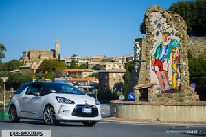 i dintorni di siena e la citroen ds3