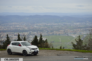 sesto fiorentino e firenze da monte morello e nissan juke nismo