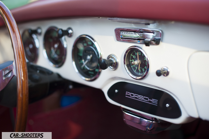 porsche 356 dettaglio dashboard