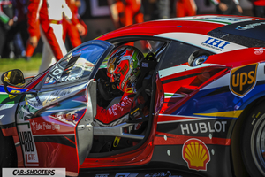 ferrari 488 gte durante il ferrari show