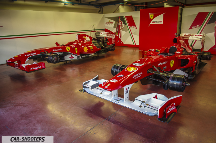 dettaglio box scuderia ferrari