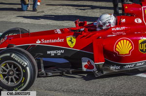 sebastian vettel ferrari show