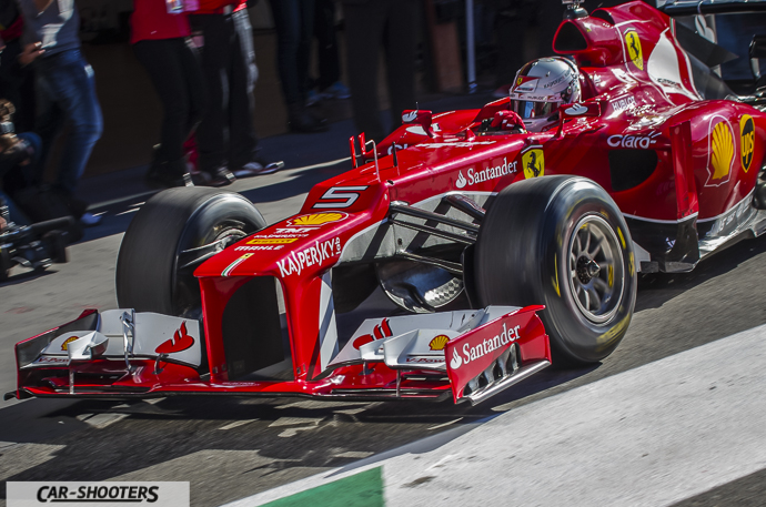 sebastian vettel ferrari show