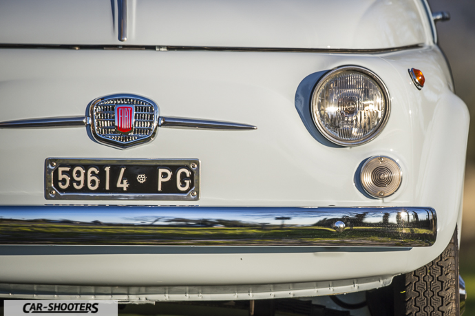 dettaglio anteriore Nuova Fiat 500 D