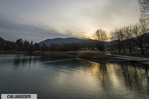 Lago di Èndine al tramonto