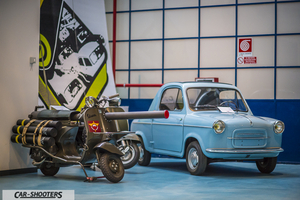 Vespa da guerra e l'unica auto prodotta