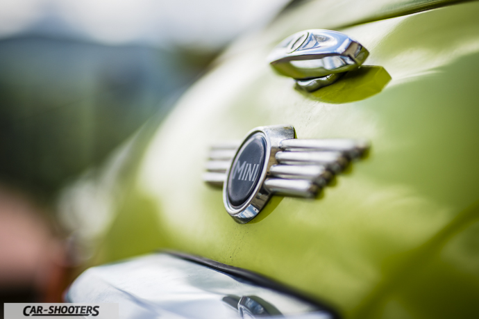 Austin Mini logo posteriore