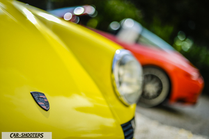 Porsche 911 Targa Storica – detail, badge close-up