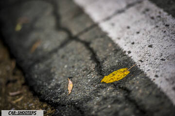 Alfa Romeo Mito Veloce Imola Mugello – detail, asphalt road close-up