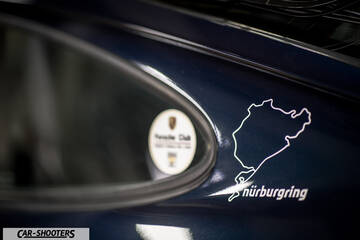 Porsche – detail, with nurburgring track decal