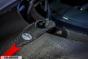 detail, carbon fiber body panel close-up