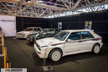 front three-quarter, white at an indoor exhibition