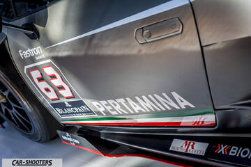 detail, with racing decals
