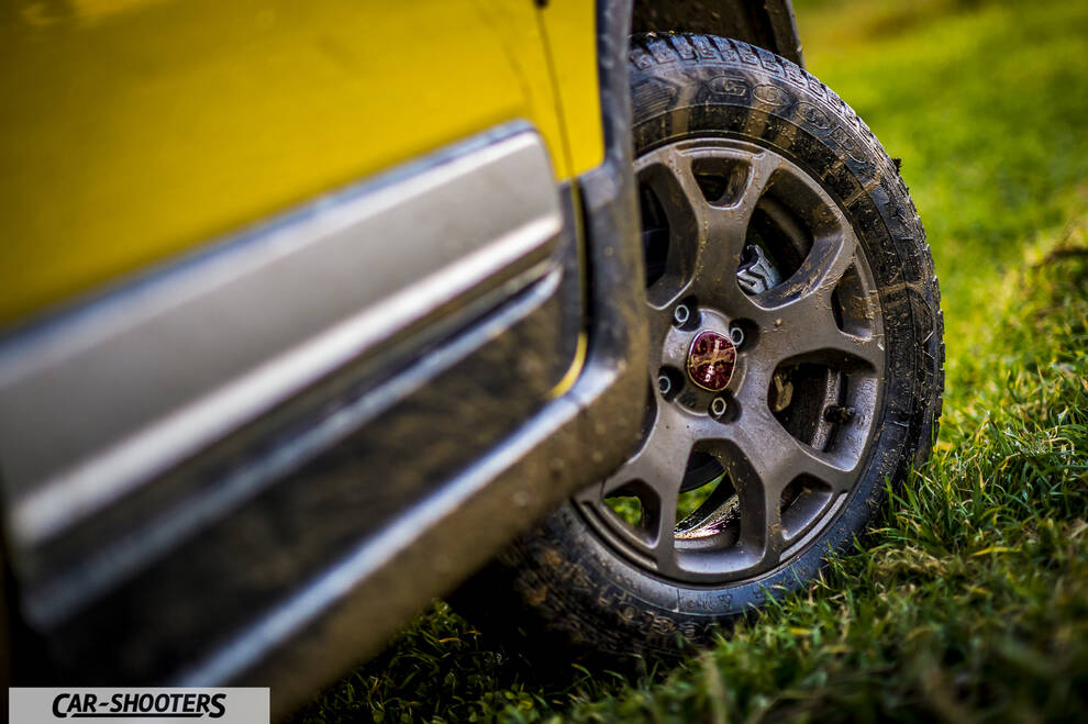 Fiat Panda 4X4 Cross – detail, alloy wheel close-up