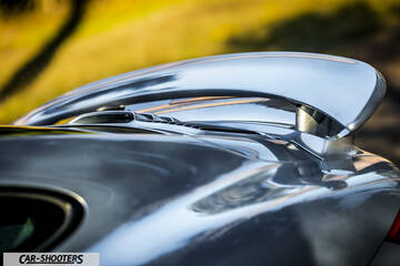 Porsche 911 Turbo S – detail, rear spoiler close-up
