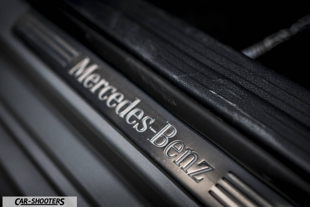 Mercedes Benz Classe A Next – detail, door sill plate close-up