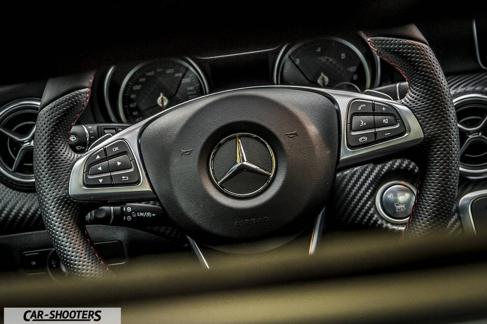 Mercedes Benz Classe A Next – dashboard, leather steering wheel and dashboard