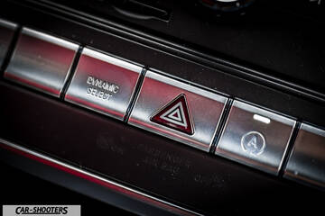 Mercedes Benz Classe A Next – detail, center console buttons close-up