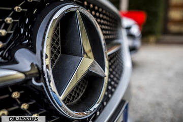 Mercedes Benz Classe A Next – detail, grille emblem close-up