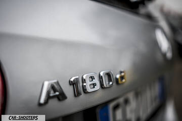 Mercedes Benz Classe A Next – detail, rear badge close-up