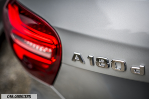 Mercedes Benz Classe A Next – detail, rear badge close-up