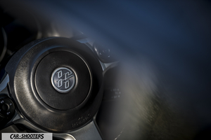 Toyota GT86 Namur – interior, steering wheel close-up