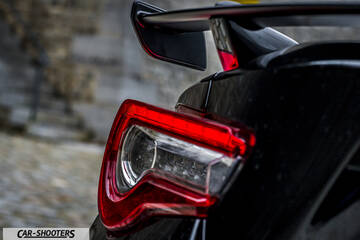 Toyota GT86 Namur – detail, taillight and rear spoiler close-up