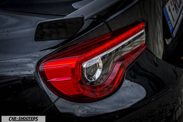 Toyota GT86 Namur – detail, taillight and spoiler close-up