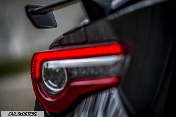 Toyota GT86 Namur – detail, taillight and spoiler close-up