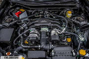Toyota GT86 Namur – engine bay, clean boxer engine bay