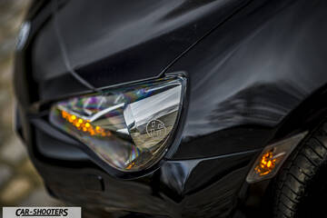 Toyota GT86 Namur – detail, headlight close-up