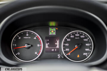 Fiat Professional Fullback – dashboard, analog instrument cluster