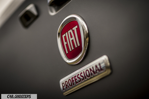 Fiat Professional Fullback – detail, fiat professional badge close-up