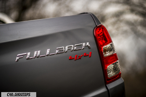 Fiat Professional Fullback – detail, tailgate badge close-up