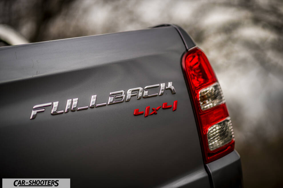 Fiat Professional Fullback – detail, tailgate badge close-up