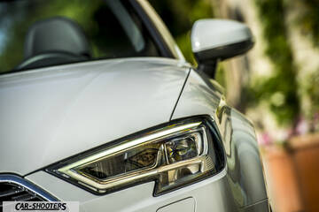 Audi A3 Cabriolet – detail, headlight and mirror detail