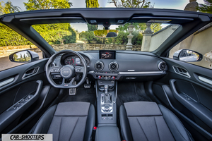 Audi A3 Cabriolet – dashboard, leather front seats