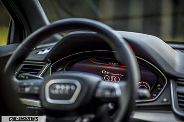 Audi Q5 – dashboard, digital instrument cluster