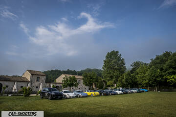 front three-quarter, parked on a lawn