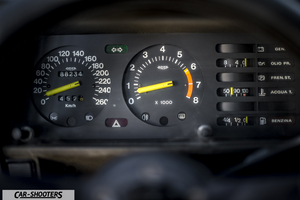 Lancia Beta Montecarlo – dashboard, analog instrument cluster