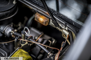Lancia Beta Montecarlo – engine bay, engine bay light illuminated
