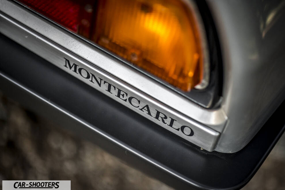 Lancia Beta Montecarlo – detail, rear badge close-up