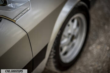 Lancia Beta Montecarlo – detail, alloy wheel close-up