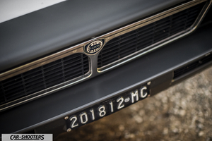 Lancia Beta Montecarlo – detail, grille and front bumper close-up
