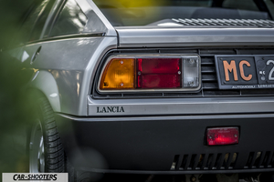 Lancia Beta Montecarlo – rear three-quarter, silver