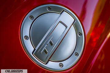 Audi – detail, fuel filler cap close-up