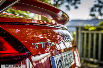 Audi – detail, rear spoiler close-up